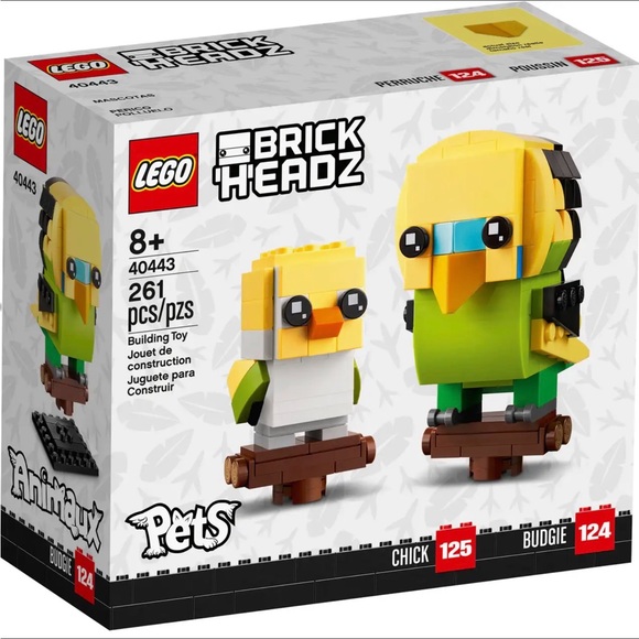 Lego BrickHeadz Pets Budgie & Chick Set (#40443) - Picture 8 of 8